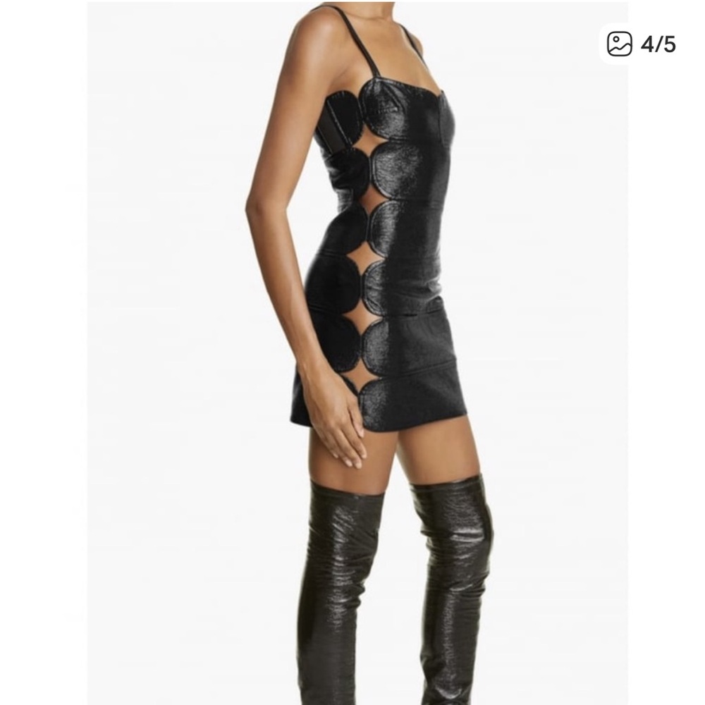 Courrèges cut out glossy mini dress - Picture 4 of 11